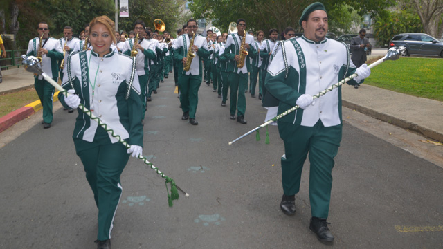 Banda de Marcha desfilando