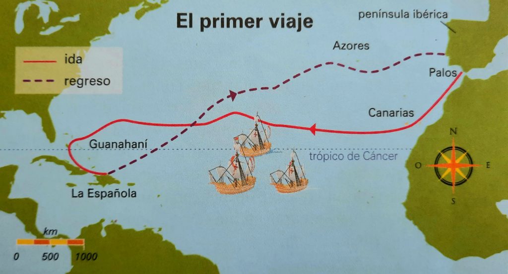 Primer Viaje de Cristóbal Colón