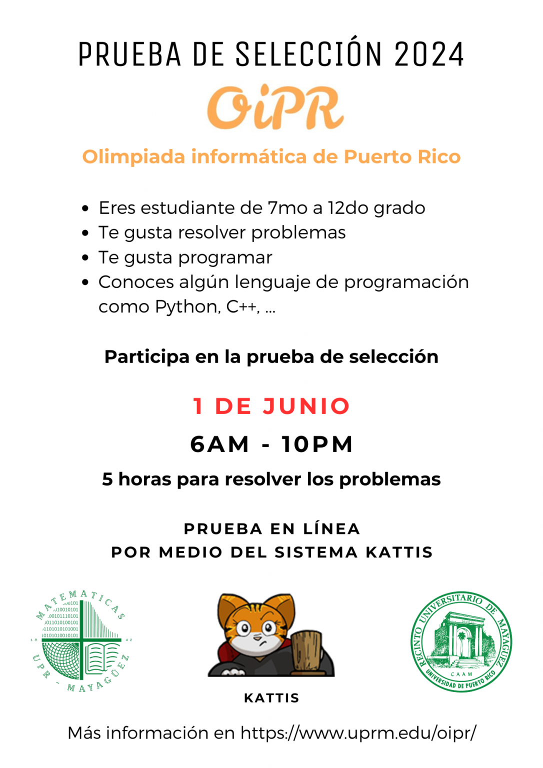 Olimpiada Informática De Puerto Rico – OiPR – Sitio Dedicado Al Nuevo ...